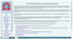 Desktop Screenshot of kta-gs.de